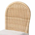 Juego de 2 taburetes de barra Bilu Bohemian Natural Rattan