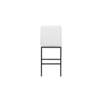 Taburete Bryce White de Piel Vegana, Juego de 2