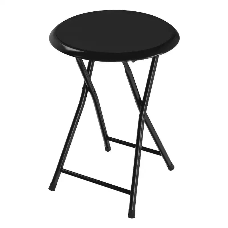 Taburete plegable sin respaldo de 18 pulgadas con capacidad de 102 kg