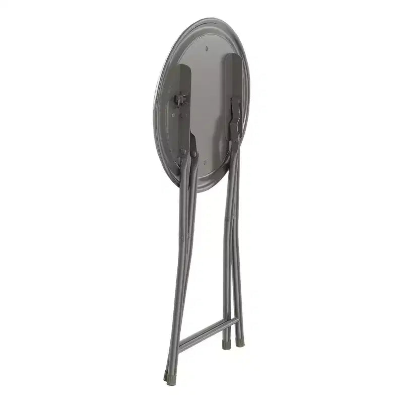 Taburete plegable sin respaldo de 18 pulgadas con capacidad de 102 kg