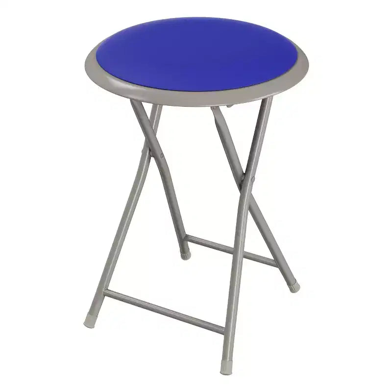 Taburete plegable sin respaldo de 18 pulgadas con capacidad de 102 kg