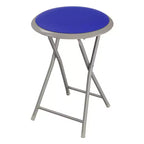 Taburete plegable sin respaldo de 18 pulgadas con capacidad de 102 kg