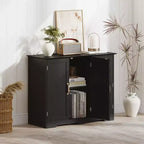 Aparador bufé de 40 pulgadas, gabinete de almacenamiento de cocina moderno con 2 cajones