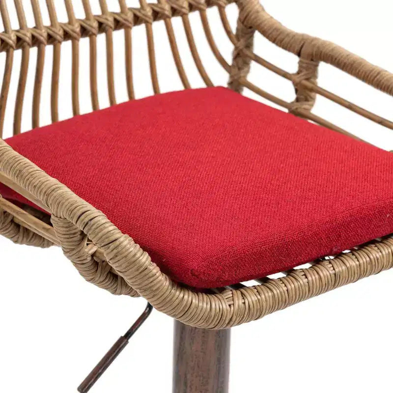 2 taburetes giratorios de bar con reposapiés, estructura de metal, capacidad de carga de hasta 250 lbs, sillas de bar retro de altura ajustable de 35.04 a 42.9 pulgadas