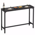 FDW 55/77 Bar Table Bar Height Pub Table with Sturdy Legs & Adjustable Foot Pads for Bar Coffee Shop