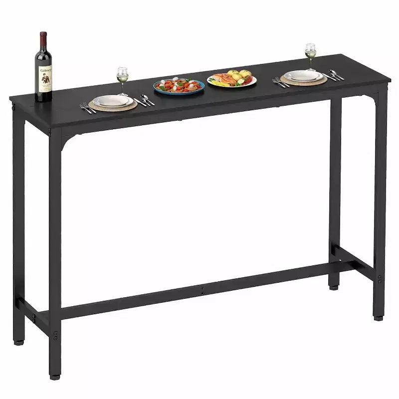 FDW 55/77 Bar Table Bar Height Pub Table with Sturdy Legs & Adjustable Foot Pads for Bar Coffee Shop