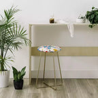 Taburete de bar a la altura de la encimera Maritza Lisa White Springs Florals