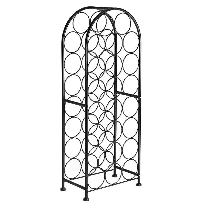 Sorbus 23-Bottle Bordeaux Chateau Wine Rack - Elegant Storage, Timeless Style, Optimal Freshness for Your Wine Collection