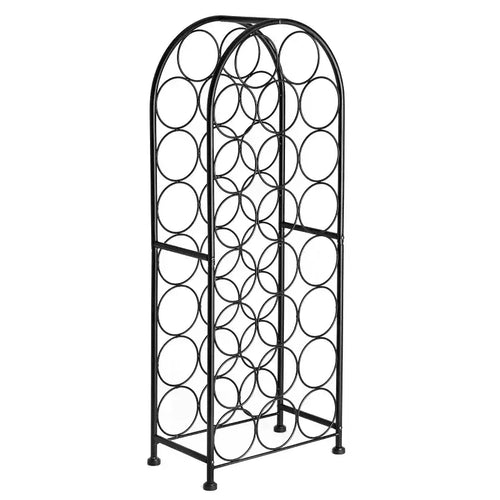 Sorbus 23-Bottle Bordeaux Chateau Wine Rack - Elegant Storage, Timeless Style, Optimal Freshness for Your Wine Collection